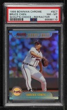 1999 Bowman Chrome Scouts' Choice Refractor Bruce Chen #SC7 PSA 8 0c9g