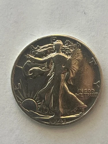 1941 D - VF Walking Liberty Half Dollar Coin