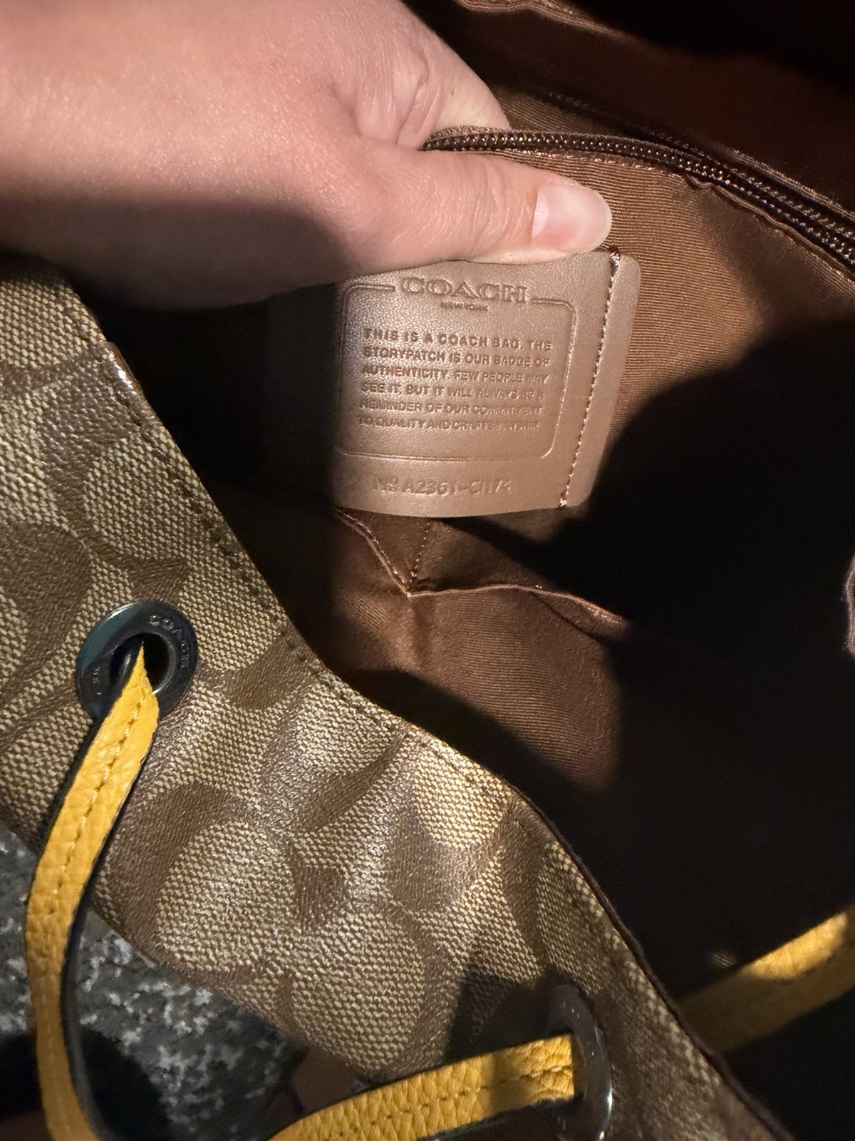 Coach Backpack - image 5