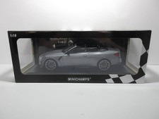 1/18 Minichamps BMW M4 Cabriolet G23 Open Convertible 2021 Gray Collectables 17+