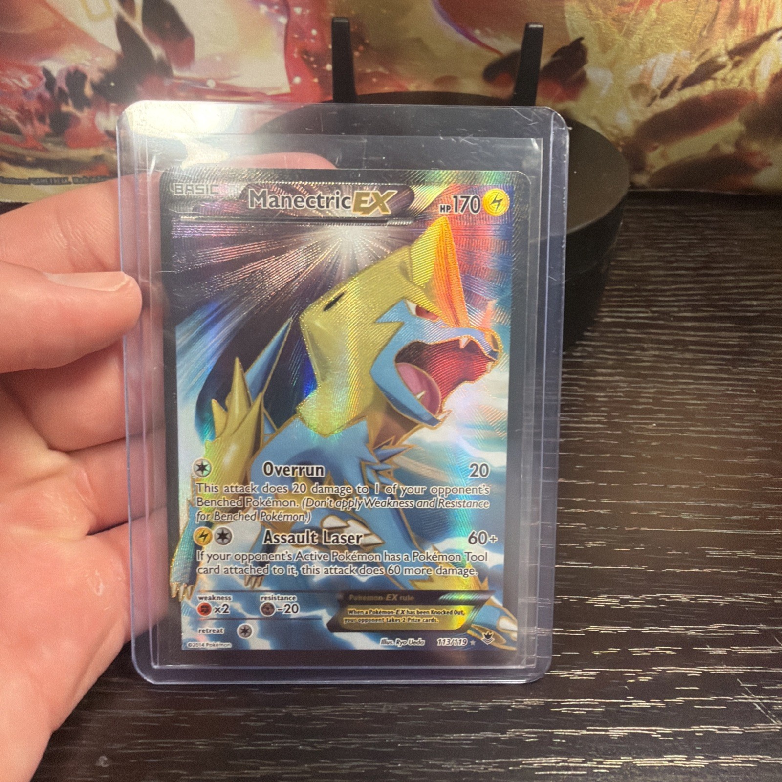XY - Phantom Forces #113/119 Manectric EX (113 Full Art) MP