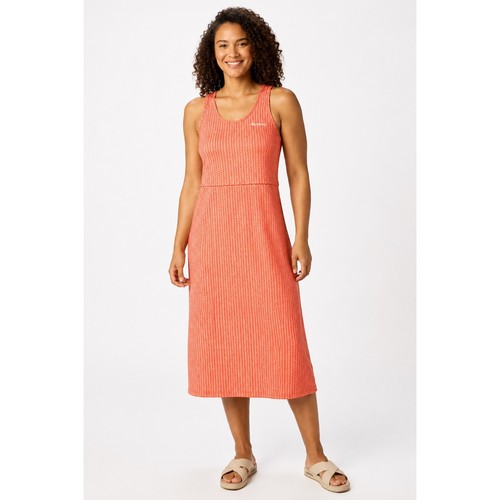 Columbia Womens Omni-Wick Omni-Shade UPF 50 Active Dress Orange Print XL NWT