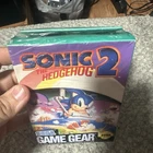 Sonic the Hedgehog 2 (Sega Game Gear, 1992) Sealed in factory shrink wrap