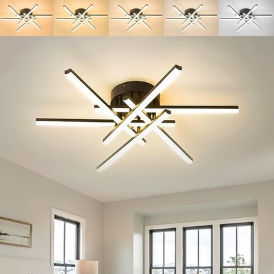 Modern Ceiling Light,Dimmable 5CCT/2700K/3000K/3500K/4000K/5000K,Ceiling Ligh...
