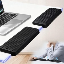 L-Shaped Desk Edge Cushion, 2-Piece Memory Foam Elbow Pad with Non-Slip Base,...