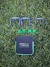 PuttOUT Golf Pro Putting Gates Black/Green Putting Aids