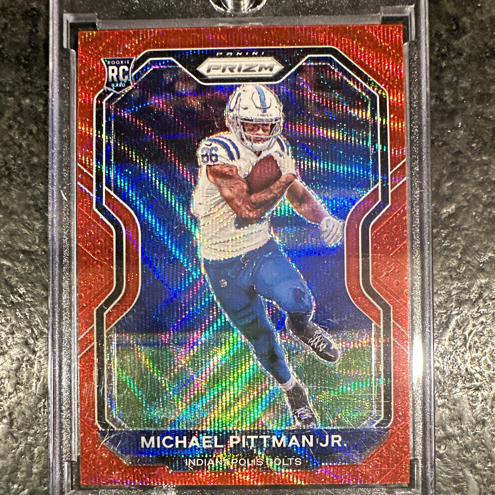 Michael Pittman Jr. Panini Prizm #333 Red Wave