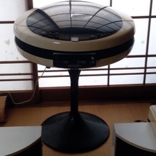 DDP Rare Weltron 2007 Space Age UFO Record Player Full Set with Speakers, Stand