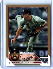 Topps 2023 Update J.P. Feyereisen Gold #US191 Los Angeles Dodgers #1276/2023