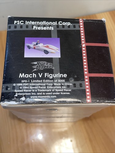 Figurina Speed Racer Mach 5 SPD-1 Edizione Limitata #1229/5000 PSC Corp 1992 - Foto 14 di 14