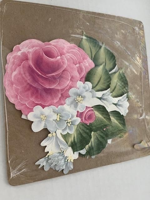 5 Pkgs Donnas by Dewberry Designs Wallpaper Cutouts Roses & White Flowers