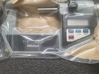 Mitutoyo 293-722-10 Digimatic Micrometer 1-2" Range .00005 Ratchet Stop SPC Data