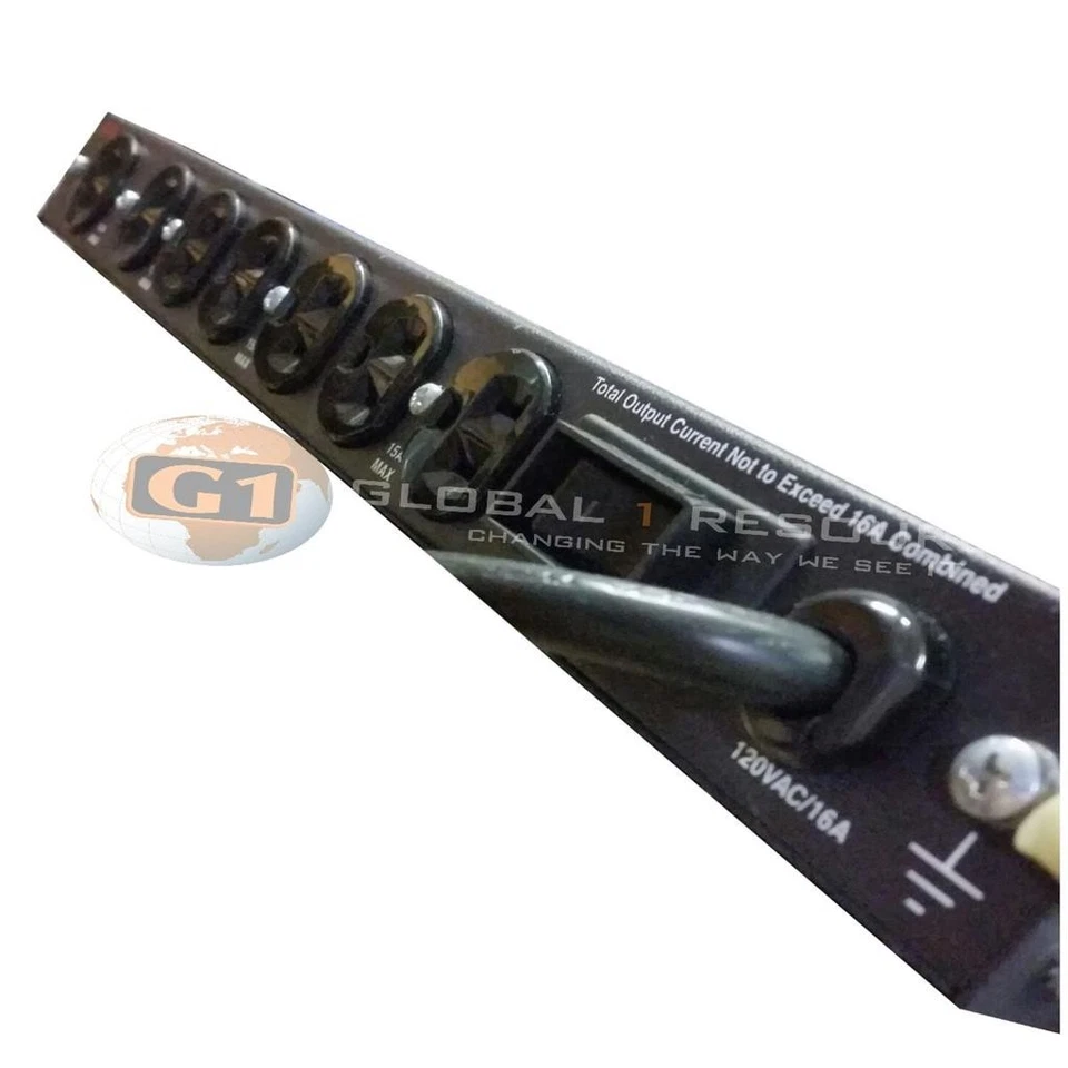 APC DELL 6174R DM07RM 15A Server Rack Mount PDU Basic 1U 0U Type B Plug 3 Pin - Image 4 of 4