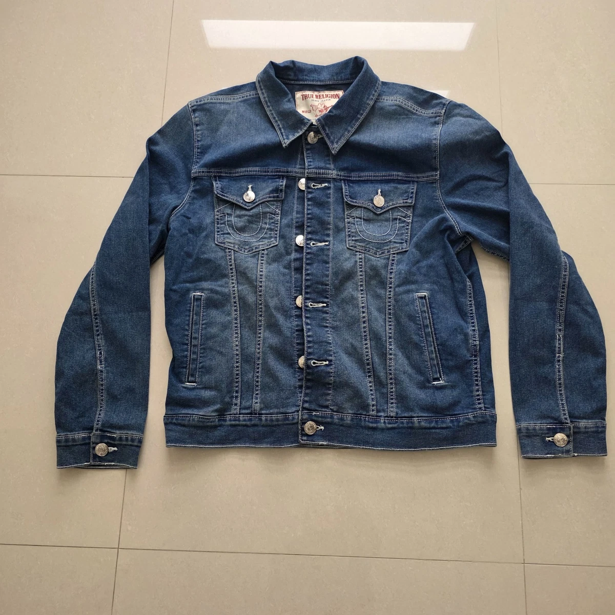 true religion jeans denim jacket products for sale | eBay