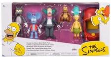 Jakks The Simpsons Krusty The Clown Show 5 Mini Figure Multi Pack NEW 2025