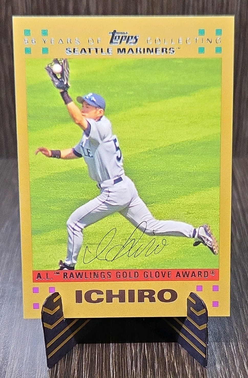 2007 Topps Gold Ichiro Suzuki #313 SN#/2007 - Seattle Mariners HOF!