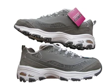 Skechers D’ Lites Air-cooled Memory Foam Gray Sneaker Women’s Size 8.5 New