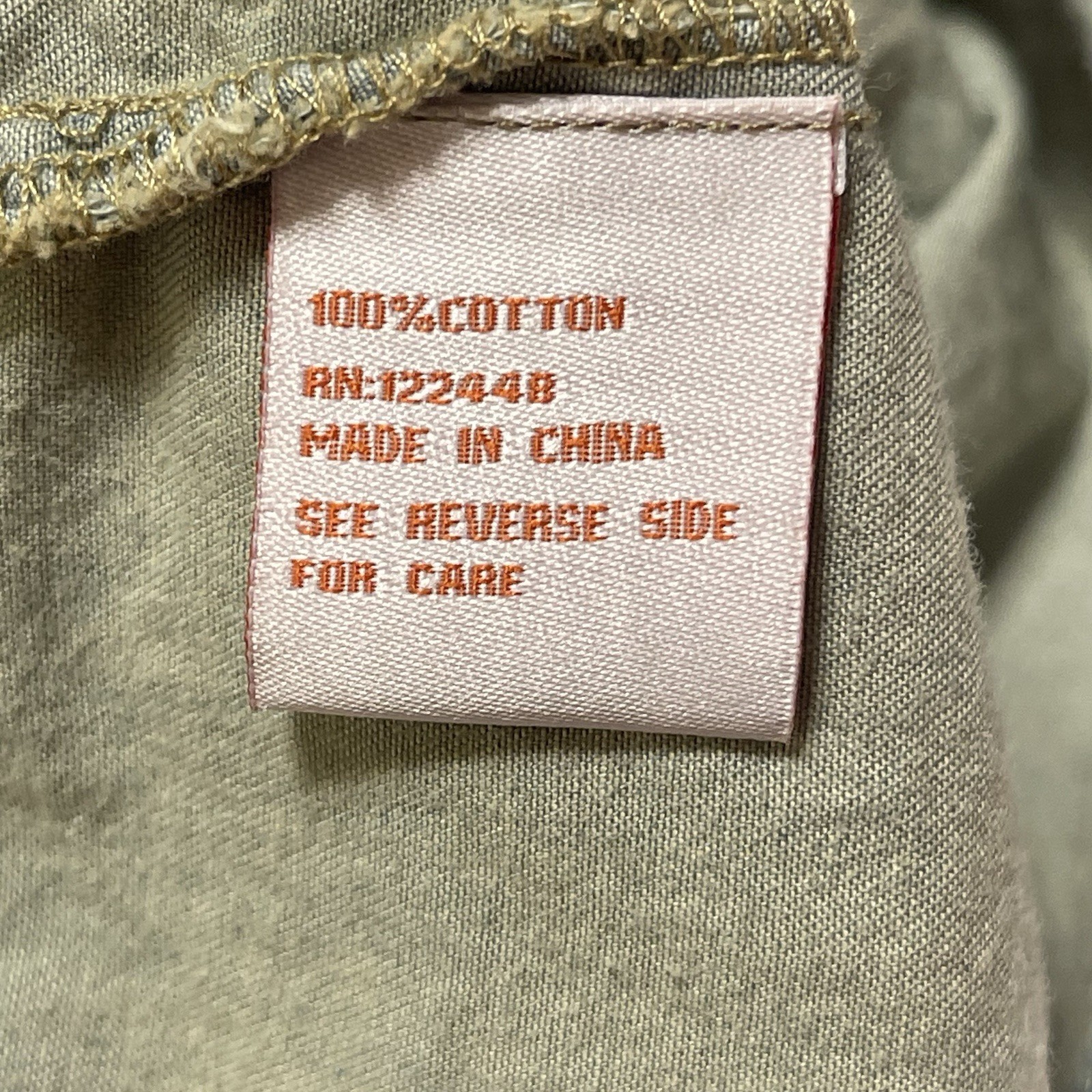 Vertical Robert Comstock Demin Button Down Shirt … - image 5