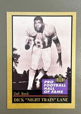 !!!   1991  DICK `NIGHT TRAIN` LANE   ENOR  HALL OF FAME   FOOTBALL CARD  $$