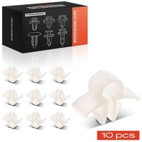 Frankberg 10X NYLON-CLIP Weiß Innenraumverkleidung Passend FüR Honda Accord CR-V