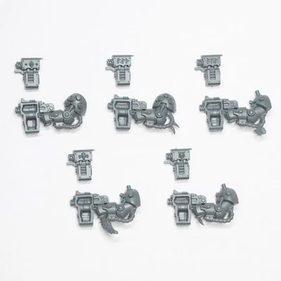 GAMES WORKSHOP Warhammer 40K Lupi Spaziali Guardia Lupo Terminator Storm Bolters x 5 [Pezzi]