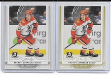 2025-26 Upper Deck Beckett Sennecke O-Pee-Chee Glossy & Gold Rookies Ducks