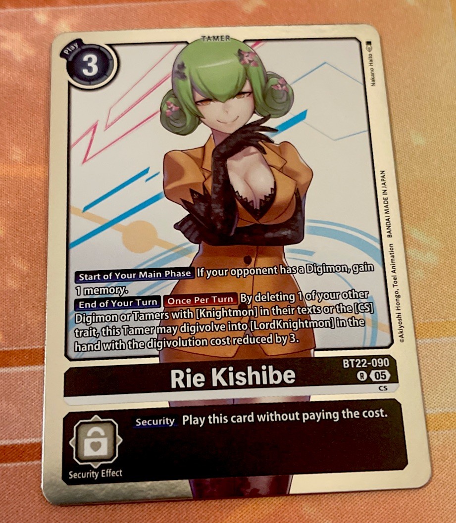 Digimon Card Game Rie Kishibe BT22-090 R Cyber Eden | eBay