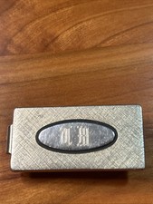 Vintage Anson Money Clip – Brushed Gold-Tone with Monogram ‘TM’ – USA Made