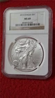 2014 American S$1 Silver Eagle Dollar ASE NGC MS 69                  #MF-2136