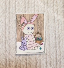 Aceo originale. Bambola voodoo. Acrilico E Inchiostro. arte di leximi