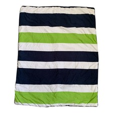 Sweet Jojo Designs Boys Baby Crib Comforter Blanket Green, Blue Target 35x42"