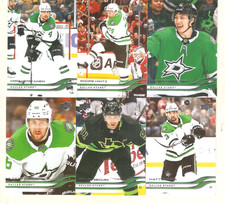 Dallas Stars 2025-26 Upper Deck Series 1 Base Team Set -- 6 Cards