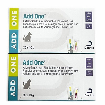2 x Add One  - Leber - 30 Stickpacks à 10 g für Ihre Katze