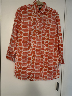 Women's Vilebrequin  Long Sleeve Tunic Cover Up Dress USA Sz 4
