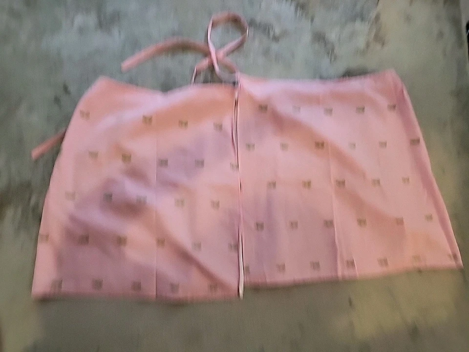 Falda envolvente Lolly Wolly Doodle para mujer talla XXXL rosa verde bordada  Foto 4 de 4