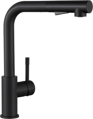 Wasserhahn Küche Schwarz, Hochdruck Küchenarmatur Ausziehbar | Mit Brause Zwei W