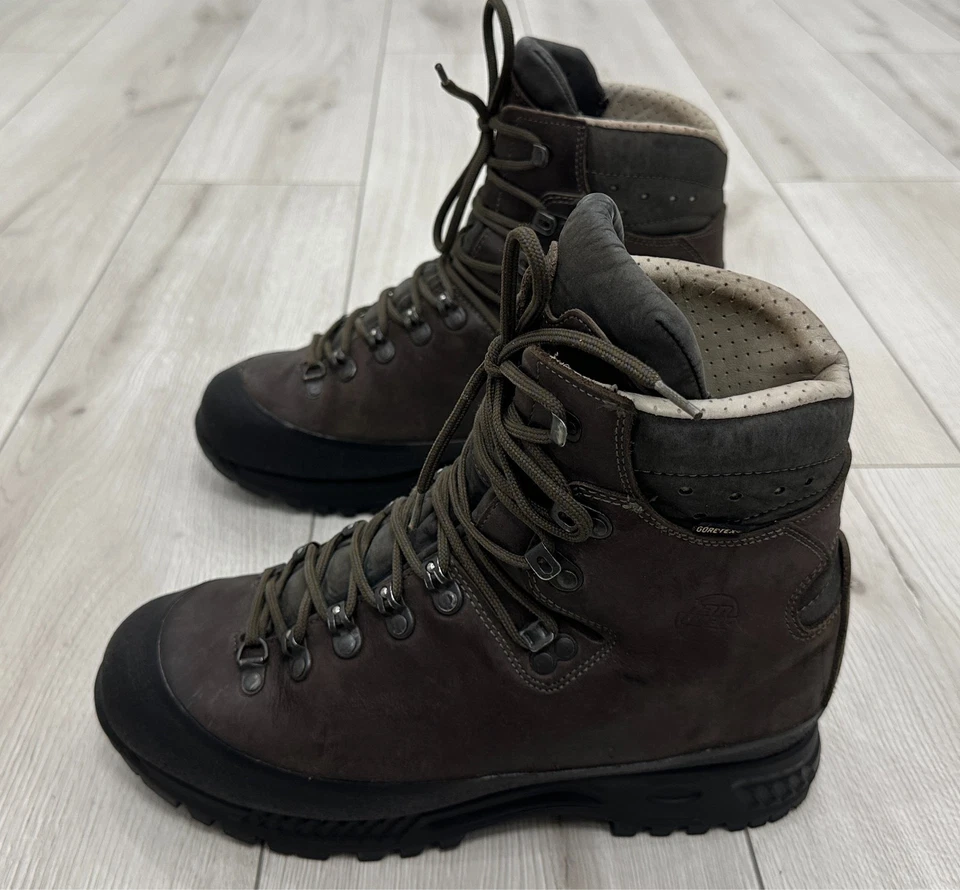 Hanwag Аляска широкий GTX ботинки мужской размер 10 коричневый Erde водонепроницаемый Gore-Tex туризм - Изображение 2 из 4