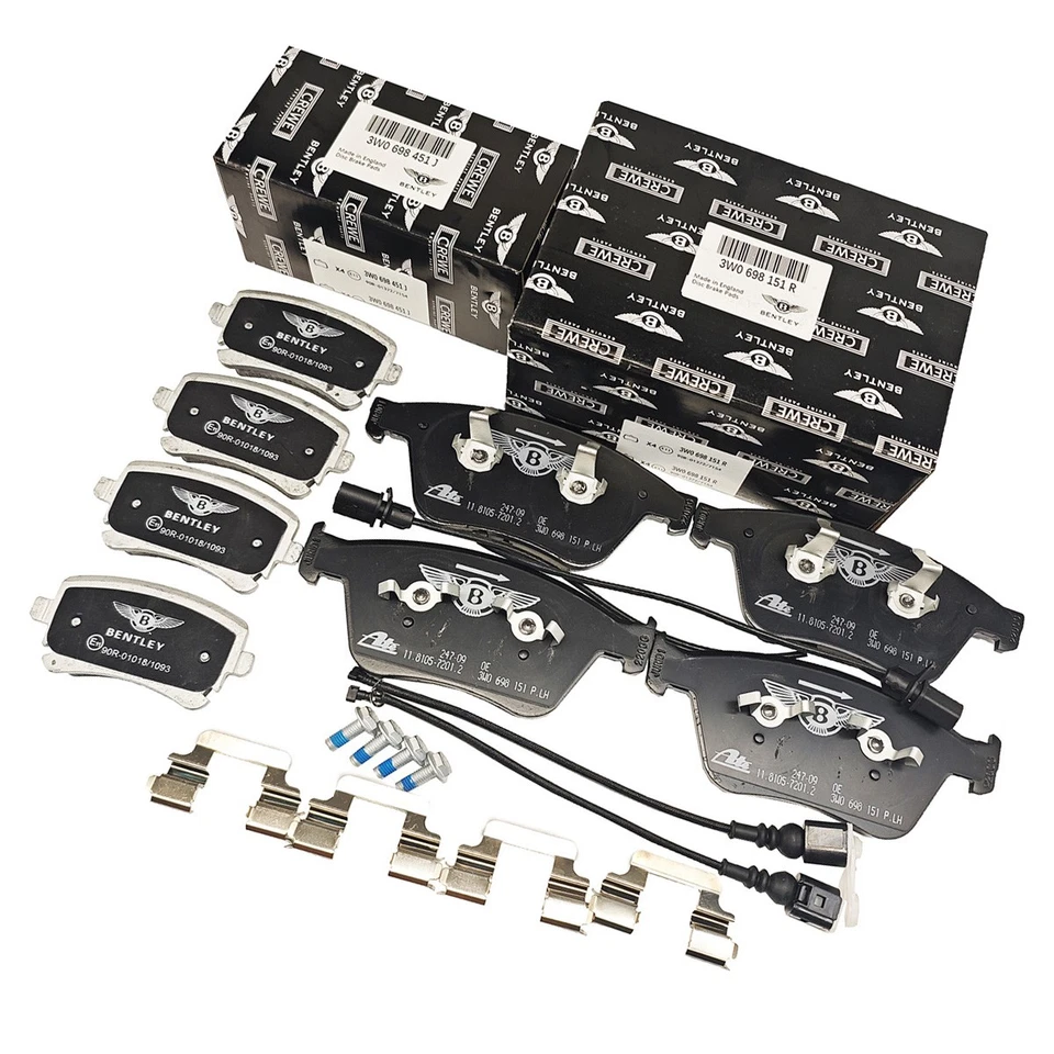 NEW Front & Rear Brake Pads For Bentley Continental Gt, Gtc, & Flying Spur - Image 3 of 4