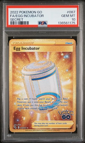Egg Incubator graded PSA 10 for sale on eBay