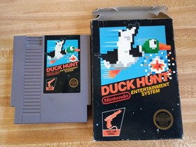 Original 1985 NES Nintendo Duck Hunt Matte Sticker Seal 1rst N.Y. Test Run 