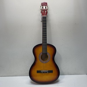 Short Scale Nylon String Classical Acoustic Guitar Small Body Sunburst Student