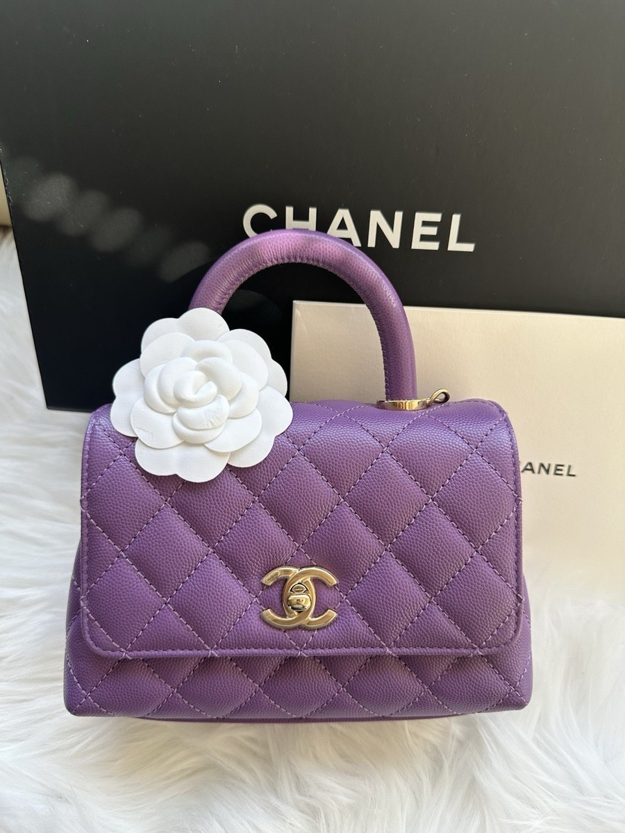 Chanel Coco Top Handle Bag Caviar Extra Mini / Mini 7.25 inches