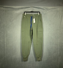 Figs Tansen Classic Cargo Jogger Scrub Pants Mens Size Small TALL Moss Green