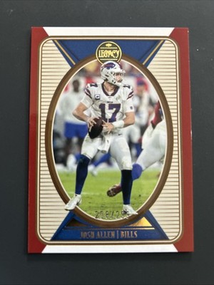 2022 Panini Legacy - Josh Allen #9 Red /299