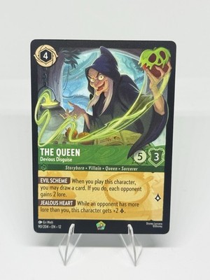 The Queen - Devious Disguise Legendary Lorcana Wilds Unknown