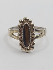 Alluring Tigers Eye Size 6.5 Gorgeous 2.6g Sterling Silver Beautiful Ring