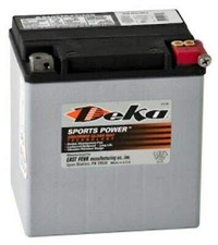 Deka ETX30L 400CCA AGM Absorbed Glass Mat Battery 6.63inchx5.19inchx6.88inch