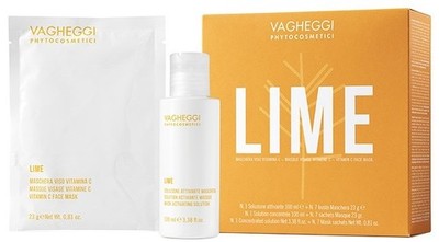 Vagheggi Lime Vitamin C Face Mask & Concentrated Solution Set #dktau