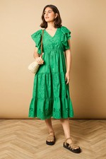 Oasis Green Maxi Dress Womens Daywear Dresses