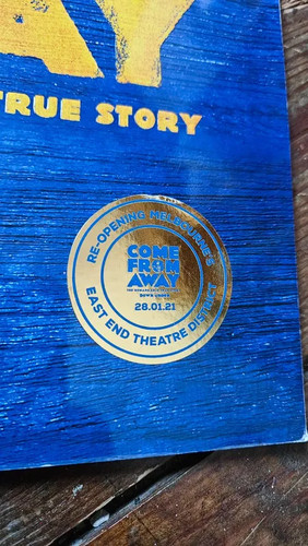 Come From Away Broadway Souviner Prospekt Programm Australien Wiedereröffnung - Bild 2 von 4